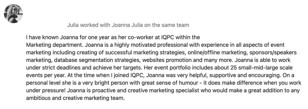 Joanna Julia Checinska